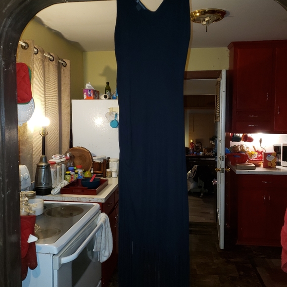 ladys inc stretch with fringe double layer stretch cotton feel.but rayon n spand - Picture 6 of 6